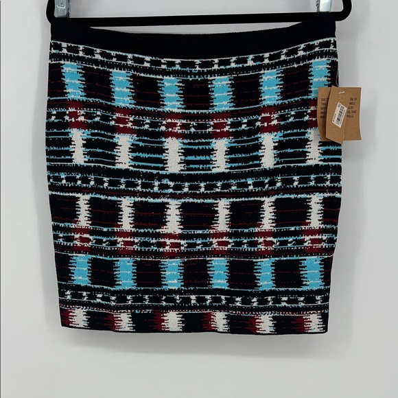 RACHEL Rachel Roy Dresses & Skirts - RACHEL Rachel Roy Black and Blue Patterned Pencil Skirt Women’s Large